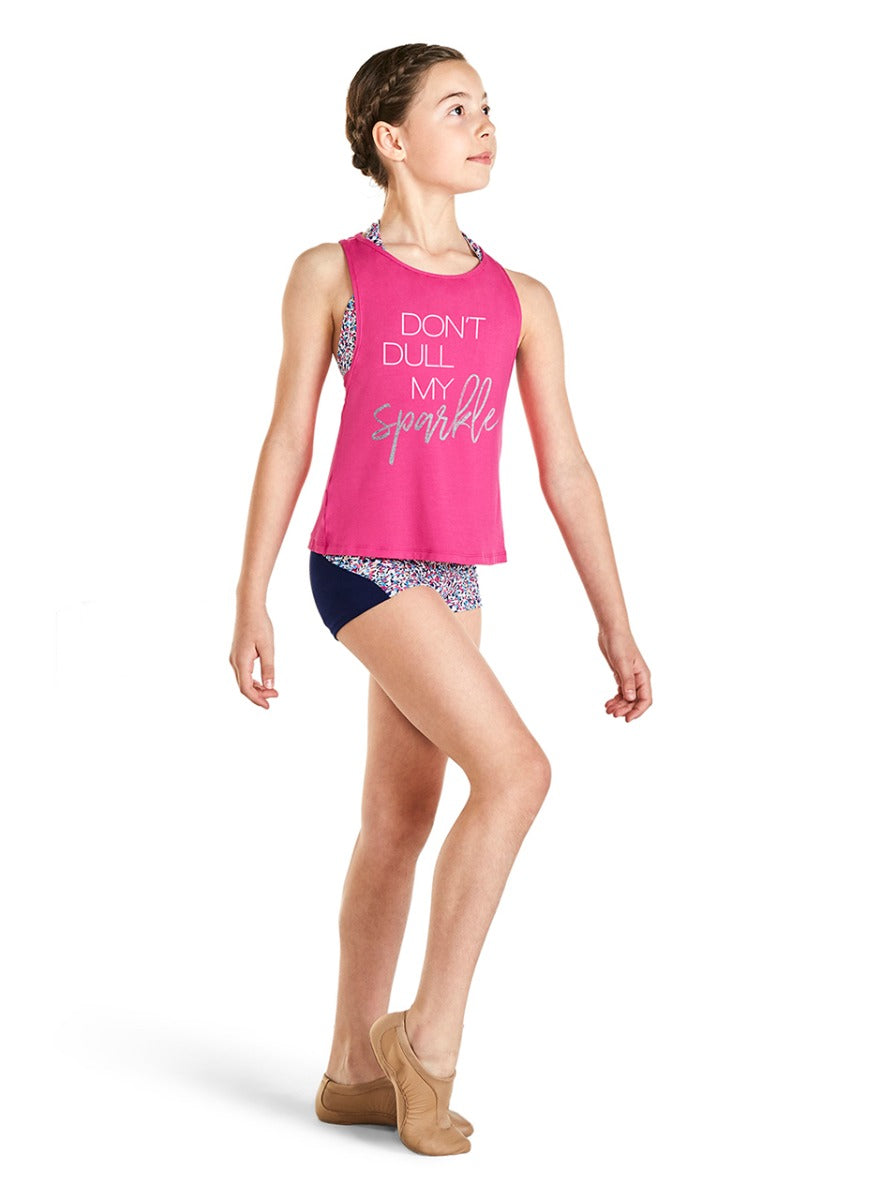 Bloch Hot Pink Open Back Girls Tank KA009T-FAE