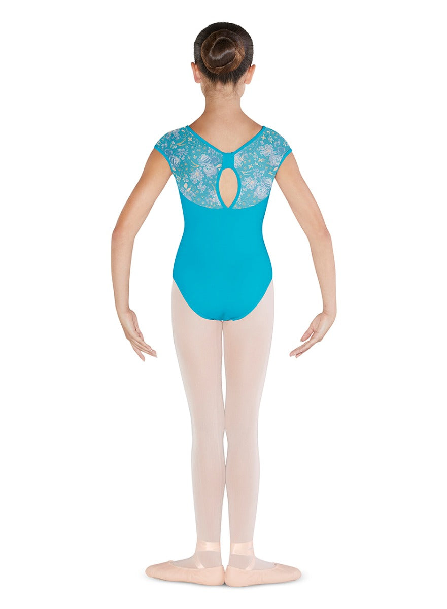 Bloch Kannika Sweetheart Neckline Childrens Cap Sleeve Leotard CL4832