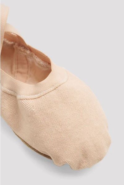 Bloch Pink Canvas Ladies Synchrony Stretch Canvas Ballet Shoes SO625L-PINK