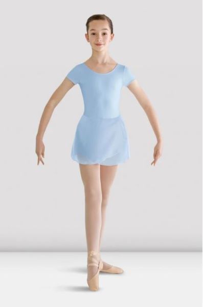 Bloch Prisha Girls Short Sleeve Skirted Leotard CL8262 *More Colors Available