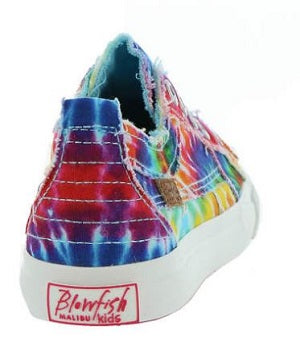Blowfish Girls Rainbow/Tie Dye Play K Laceless Slip-On Shoe ZS-0061K TD PRT