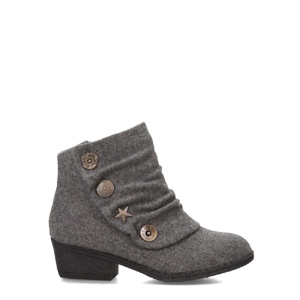 Blowfish Grey Siggy Girl's Short Booties BF-9229