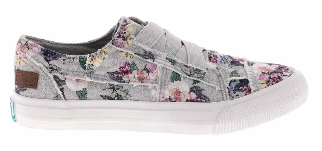 Blowfish Marley Girls Drizzle Grey Love Letter Marley Slip-On Shoe ZS-0071K GPRT