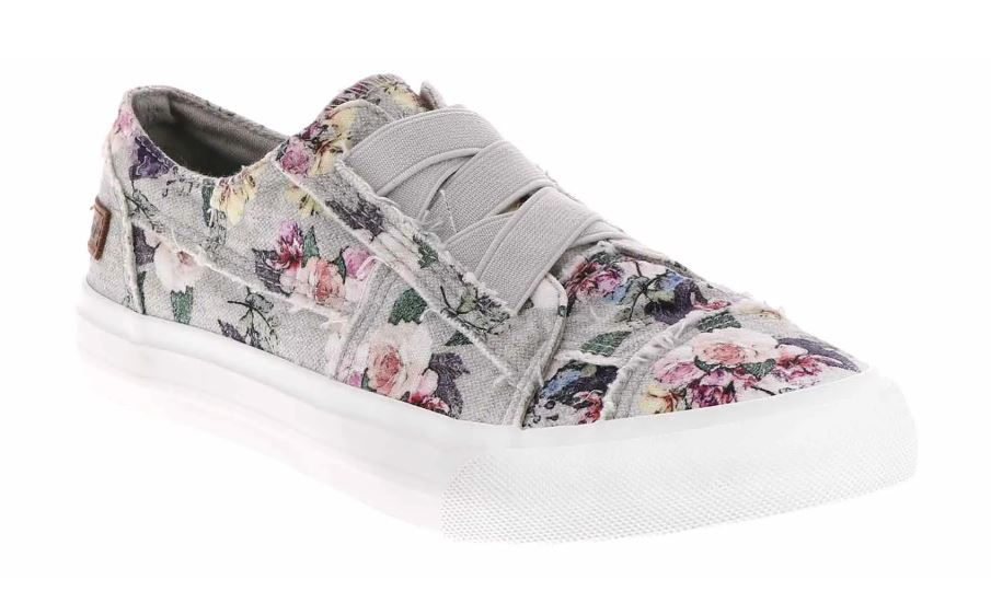 Blowfish Marley Girls Drizzle Grey Love Letter Marley Slip-On Shoe ZS-0071K GPRT