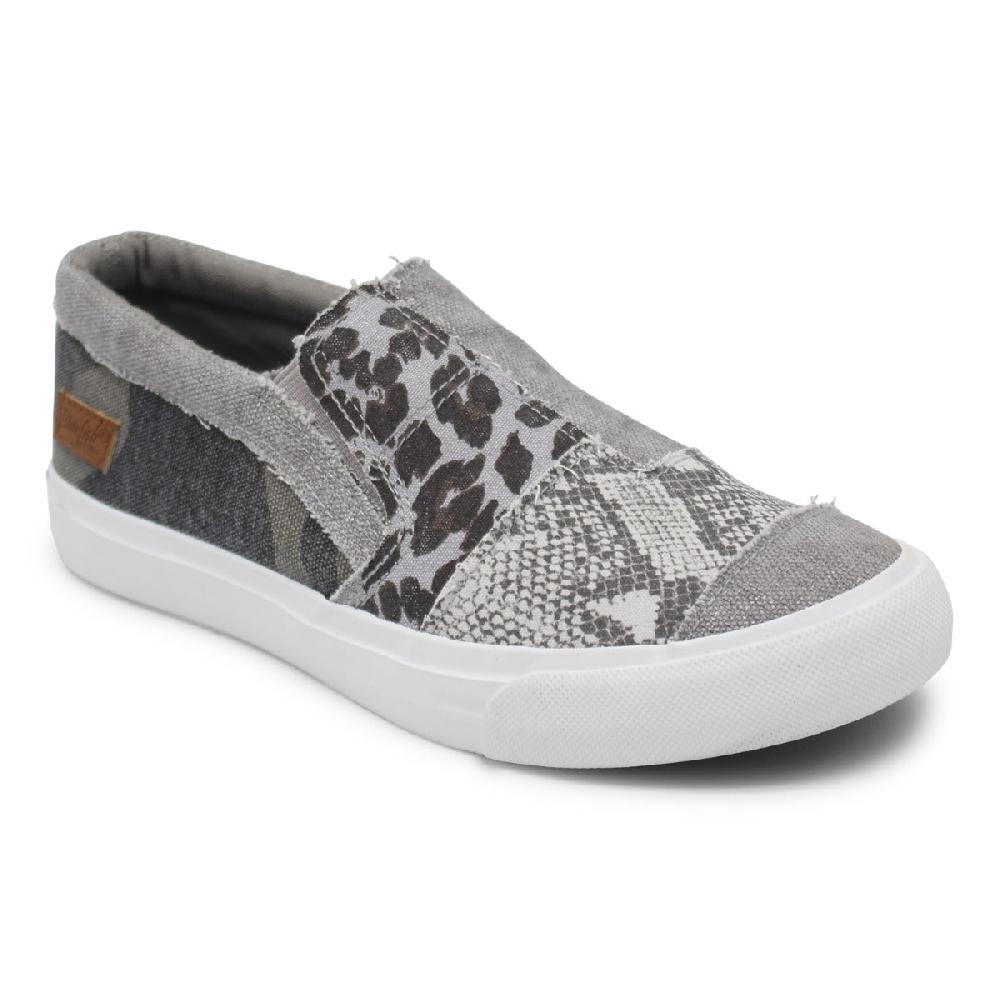 Blowfish Smoke Snake Print Maddox Ladies Slip On Sneaker ZS-0538