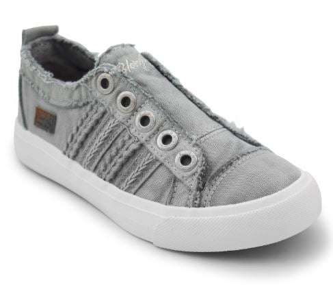 Blowfish Sweet Gray Color Washed Canvas Marlane Kids Shoe ZS-1044K-SWGCW