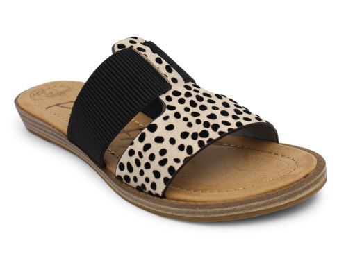 Blowfish Whitesands Pixie Leopard Bucketlist Slide Sandals BF-9298