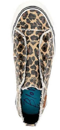 Blowfish Women's Play Natural City Kitty Canvas Comfort Slip-On Shoe ZS0061-958