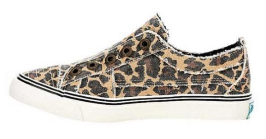 Blowfish Women's Play Natural City Kitty Canvas Comfort Slip-On Shoe ZS0061-958