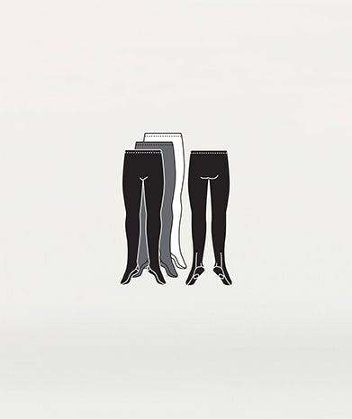 BodyWrappers Seamless Convertible Mens Dance Tights M92