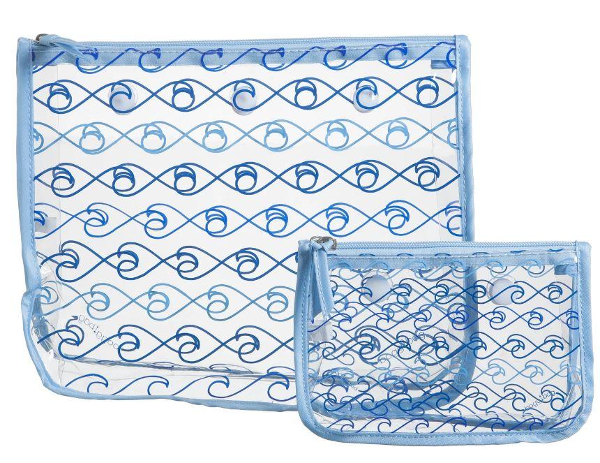 Bogg Bag Blue Waves Decorative Insert Bags (Set of 2)