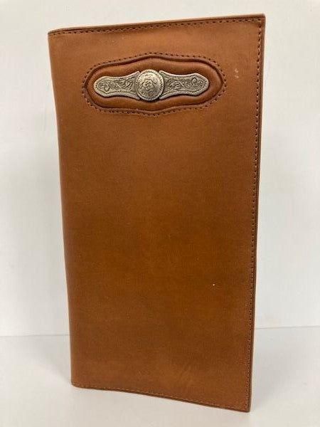 Boomer Leather Brown Rodeo Concho Men's Wallet ST3006R-BRN