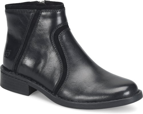 Born Black Cincy Women's Short Leather Boots BR0077409
