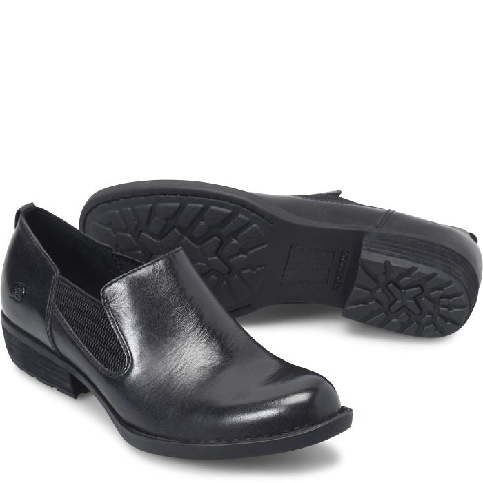 Born Black Kade Womens Slip On Leather Shoes BR0065703