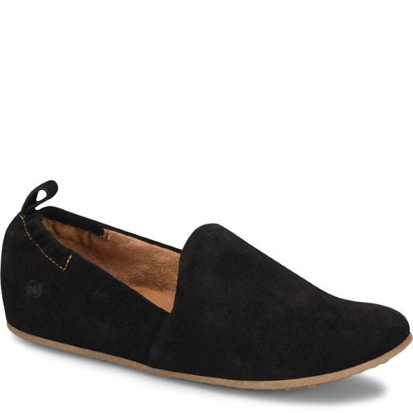 Born Black Margarite Suede Womens Flats BR0043509