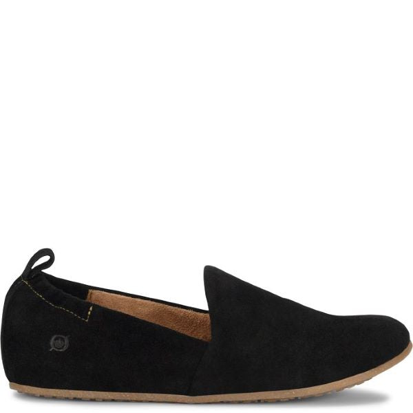 Born Black Margarite Suede Womens Flats BR0043509