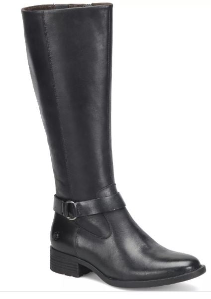 Born Black Saddle Tall Womens Boots BR0028803
