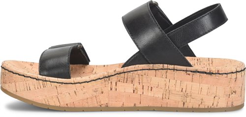 Born Black Sloan Women's Cork Sandals BR0071203