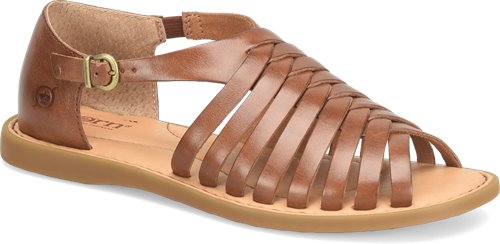 Born Brown Cognac Ida Women's Huarache Sandals BR0056306