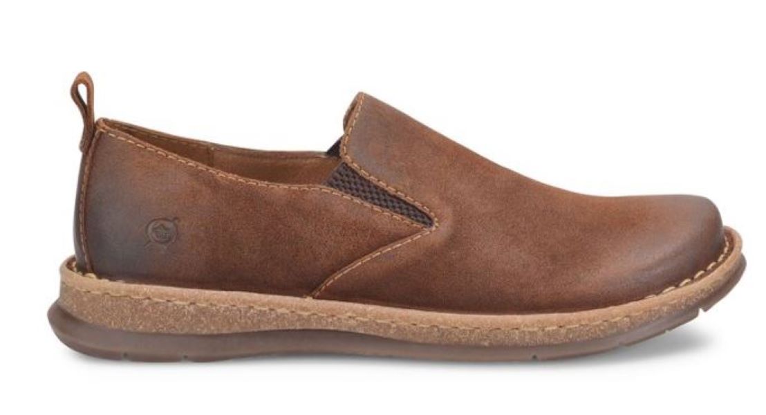 Born Brown Glazed Ginger Distressed Mens Casual Shoes BM0010306