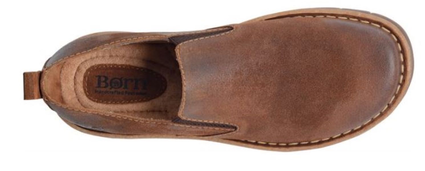 Born Brown Glazed Ginger Distressed Mens Casual Shoes BM0010306