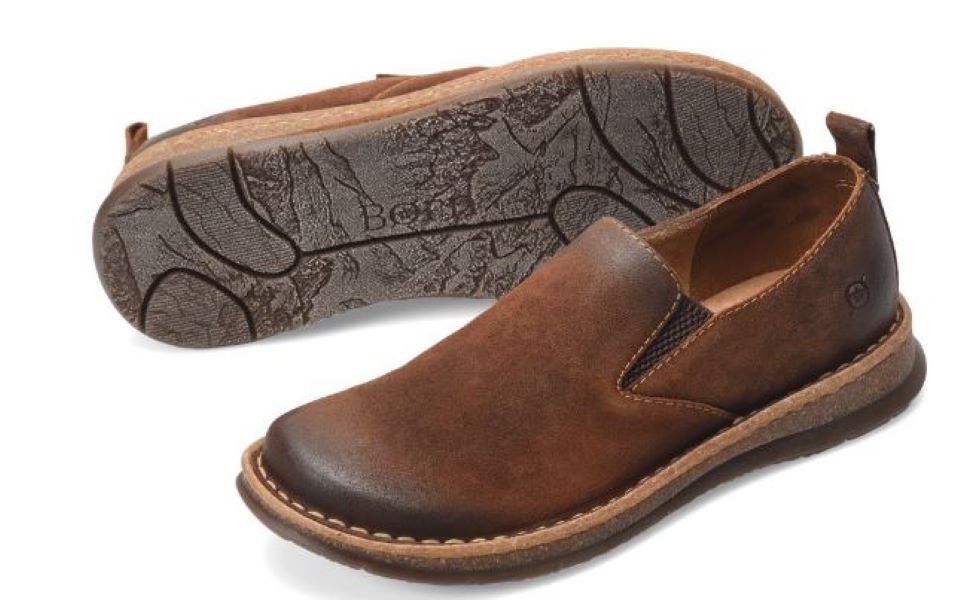 Born Brown Glazed Ginger Distressed Mens Casual Shoes BM0010306