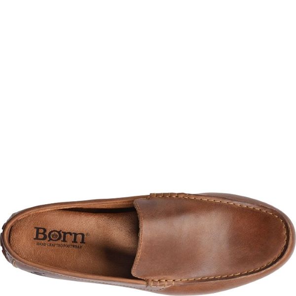Born Cookie Dough Brown Mens Slip On Shoes H38237