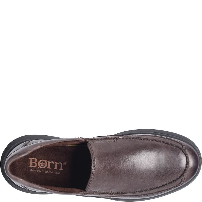 Born Dark Brown Cambridge Men's Slip On Casual Shoes BM0019723