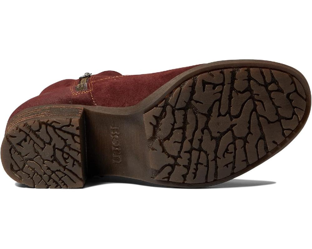 Born Dark Red Brick Alondra Womens Western Booties BR0044244
