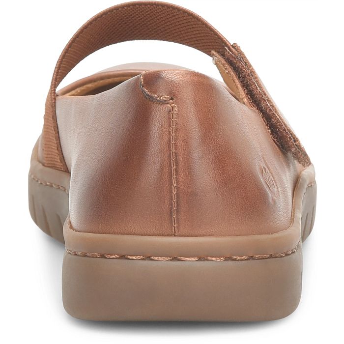 Born Dark Tan Brandy Aspen Women's Cross Strap Mary Jane Shoes BR0076725