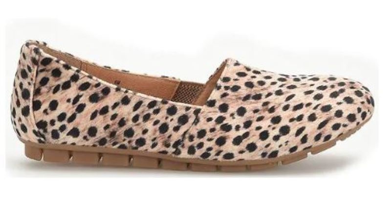 Born Leopard Sebra Womens Slip On Flats SEBRA-LEOPARD
