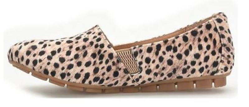 Born Leopard Sebra Womens Slip On Flats SEBRA-LEOPARD