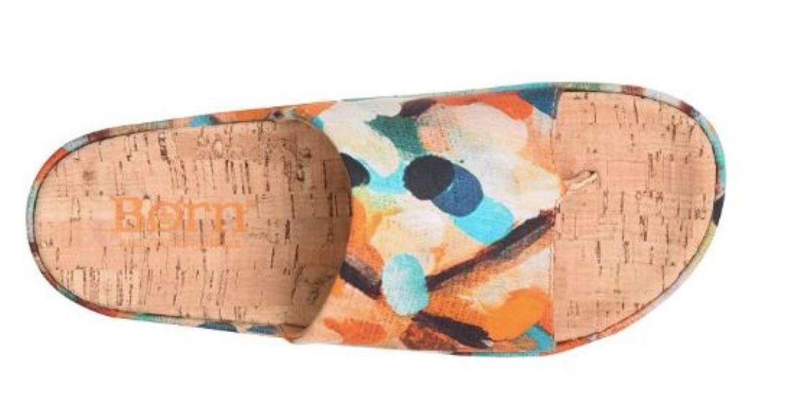 Born Multi Tencel Fabric Sharr Womens Sandals BR0035399