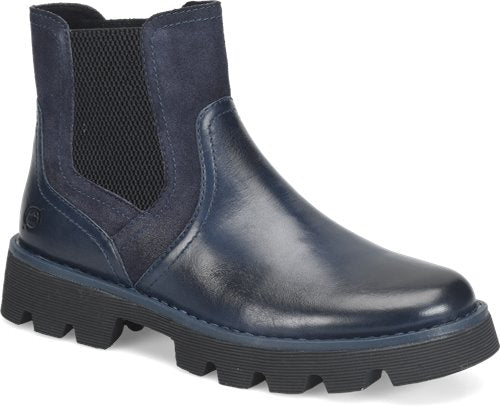 Born Navy Skyway Women's Chelsea Boots BR0078272