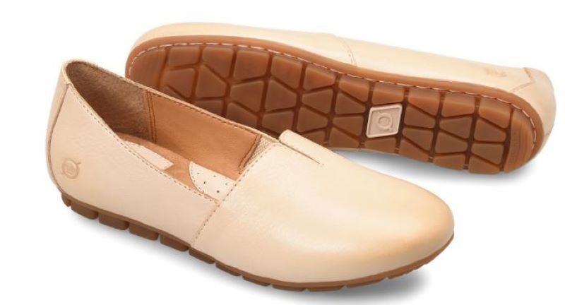 Born Nude Womens Sebra Slip On Flats SEBRA-NUDE