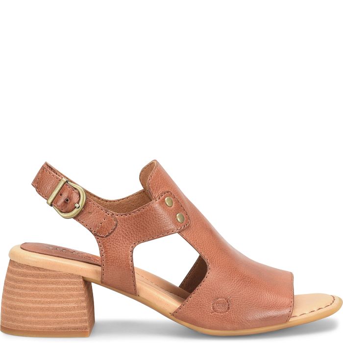 Born Sylvie Brown Luggage Women's Slingback Shoes BR0045506