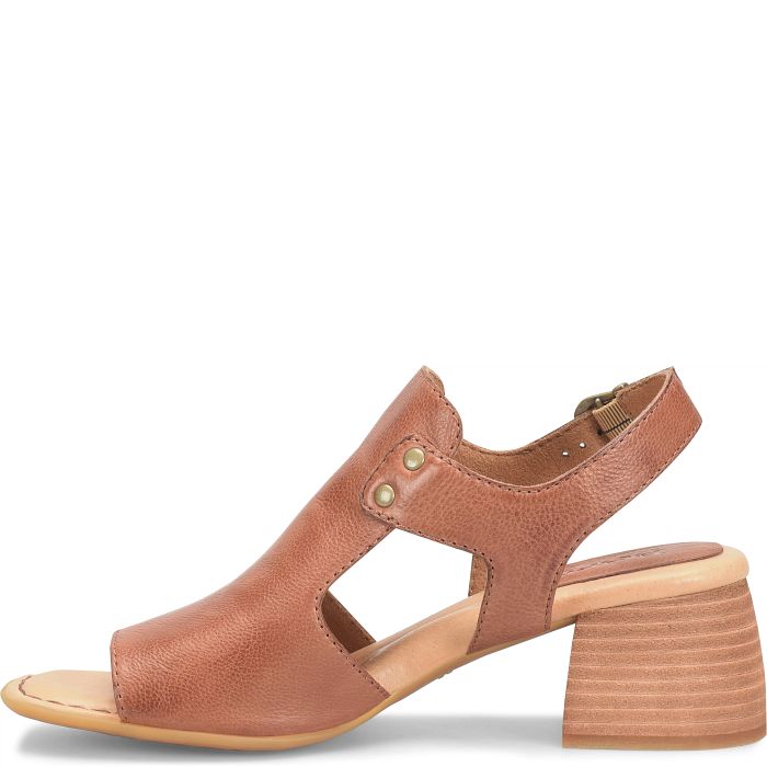 Born Sylvie Brown Luggage Women's Slingback Shoes BR0045506