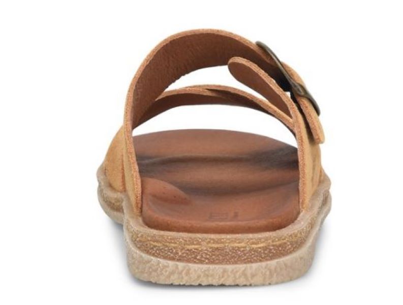 Born Tan Camel Suede Caite Womens Sandals BR0037037