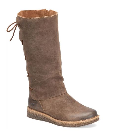 Born Taupe Avola Distressed Sable Womens Tall Boots BR0027717