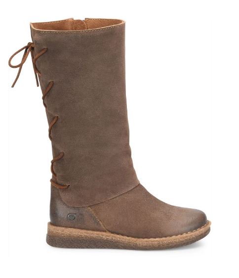 Born Taupe Avola Distressed Sable Womens Tall Boots BR0027717