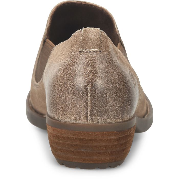 Born Taupe Distresed Tan Kade Womens Short Booties BR0065755