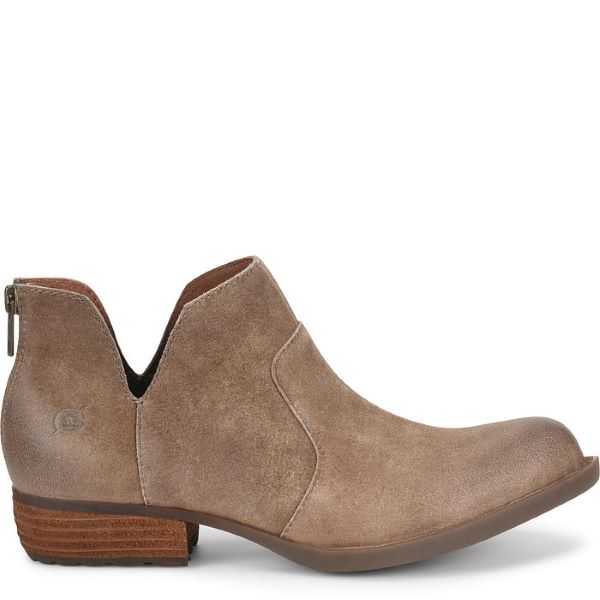 Born Taupe Distressed Tan Kerri Womens Ankle Boots D89955