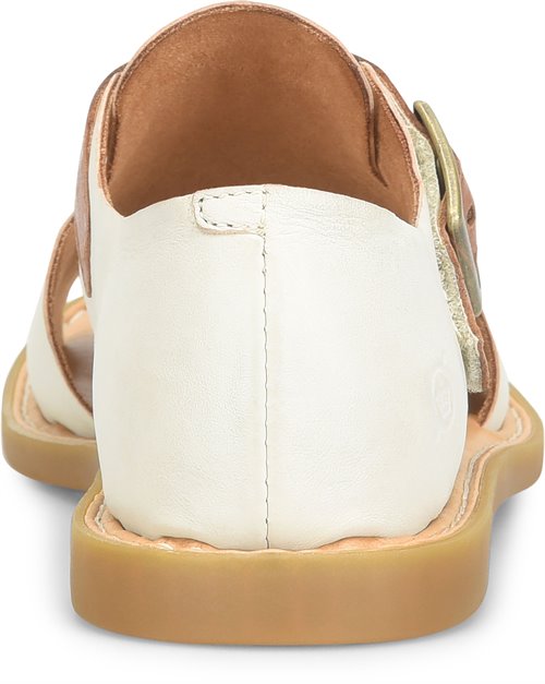 Born White/Brown Ivey Women's Sandals BR0067281