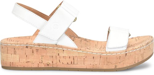 Born White Sloan Women's Cork Sandals BR0071201