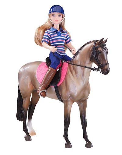 Breyer Classics English Horse and Rider Toy 61114