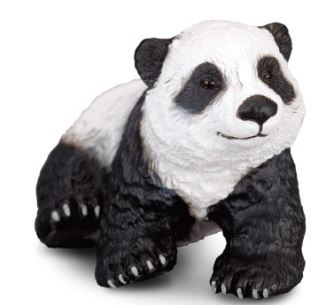 Breyer Collecta Black and White Giant Panda Cub Sitting Childrens Toy 88219