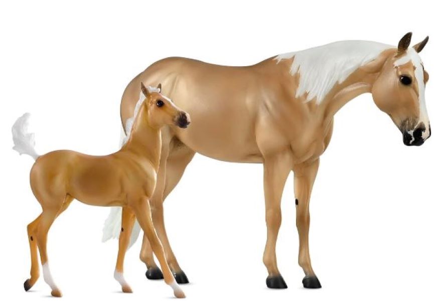 Breyer Ebony Shines And Charlize Quarter Horse Set 1872