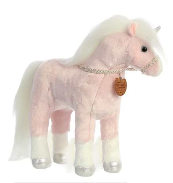 Breyer Plush by Aurora 13 inch Aurora Pink Unicorn 14374
