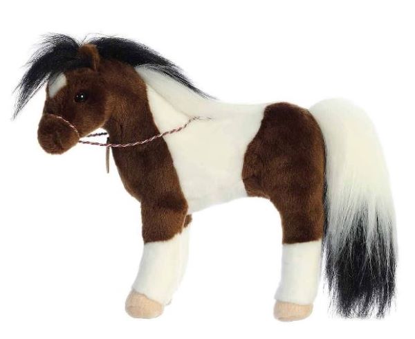 Breyer Plush By Aurora 13 Inch Paint Horse In Corral Packing With Name Plate 14370