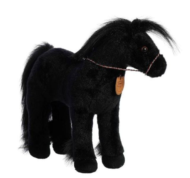 Breyer Plush by Aurora Black 13 inch Friesian Horse 14390
